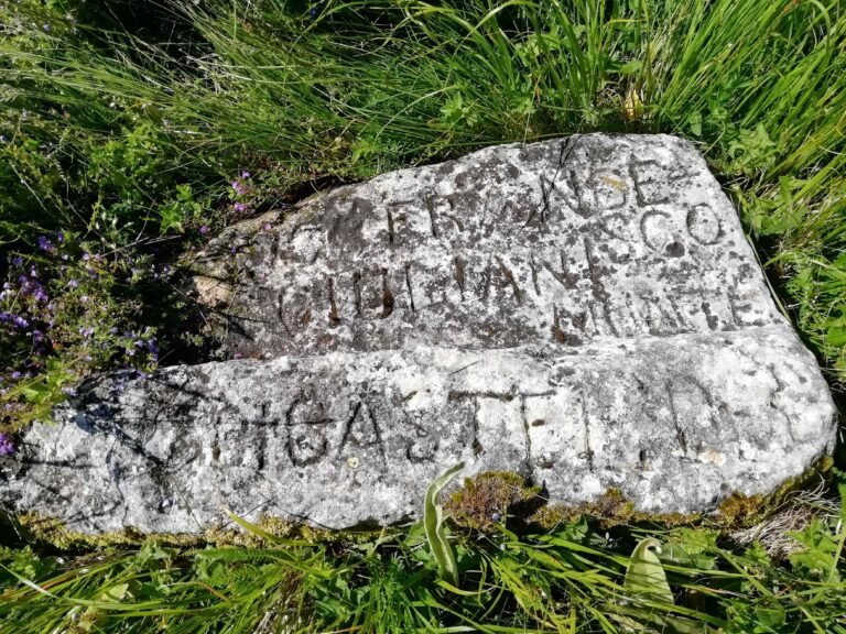 Dal Gran Sasso alla Majella: ritrovata una pietra del poeta-pastore Francesco Giuliani-FOTO