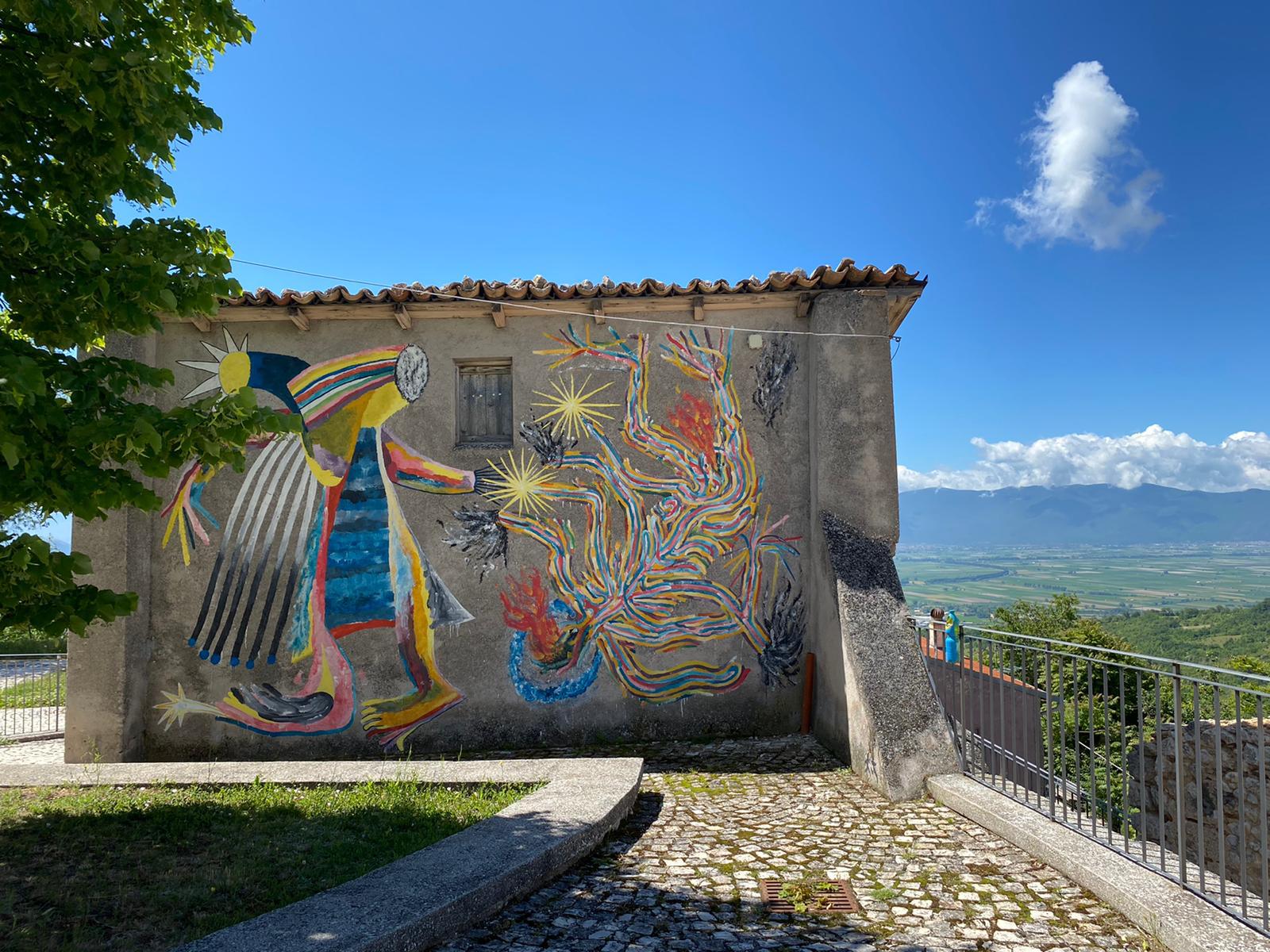 In viaggio con Cityrumors: i luoghi e i racconti. I murales di Aielli FOTO