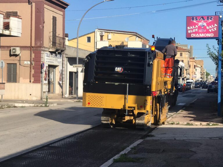 Giulianova, nuovo asfalto sulla Statale 16: partiti i lavori