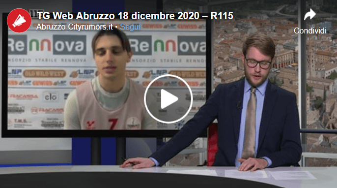TG Web Abruzzo 18 dicembre 2020