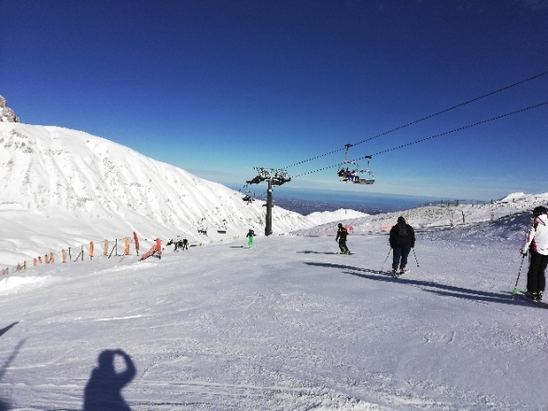 Campo Imperatore, boom di turisti per le piste da sci
