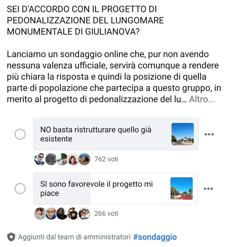 Giulianova, ‘Facebook e partecipazione popolare’: L’Intervento