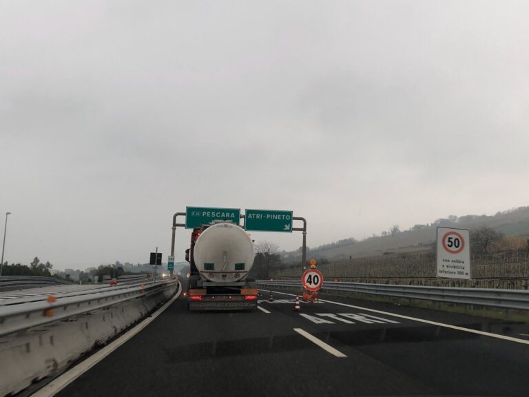 Cantieri sulla A14: l’Abruzzo torna a chiedere la terza corsia