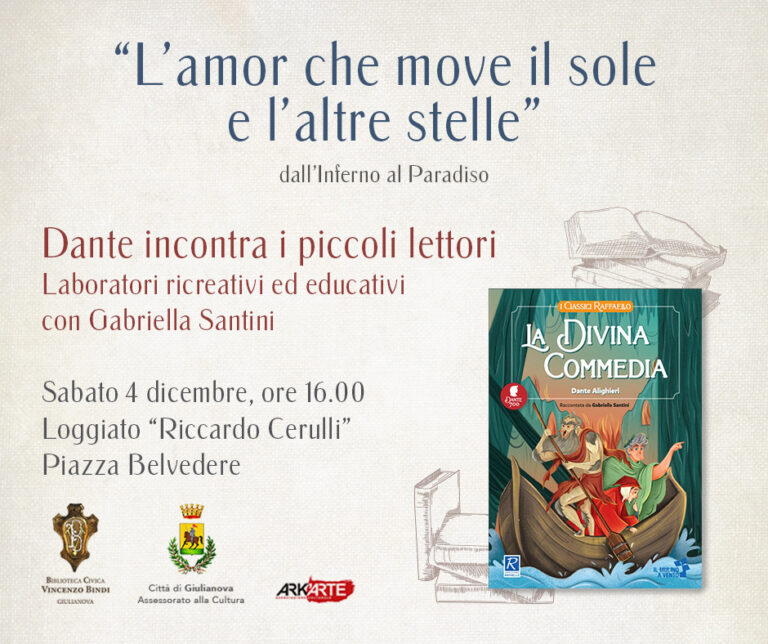 Giulianova, weekend dedicato a Dante e ai piccoli lettori