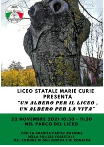 Giulianova, 'un albero per il Liceo, un albero per la vita' al Curie FOTO/VIDEO