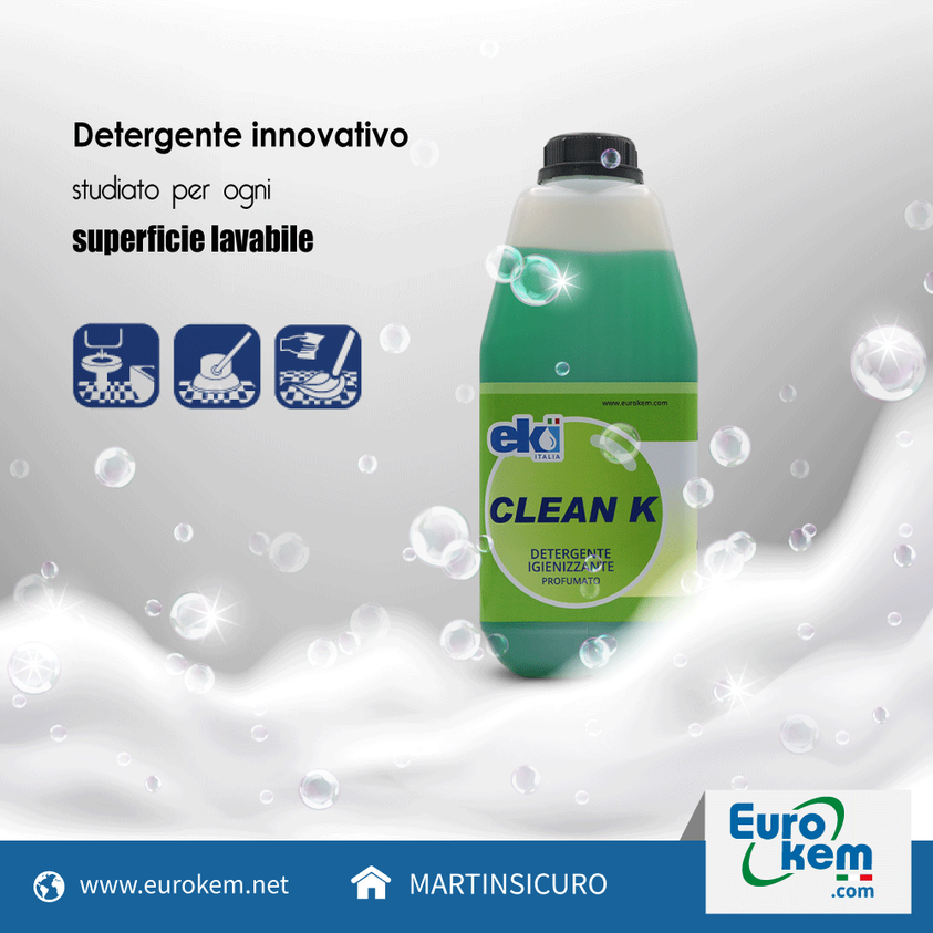 Eurokem: CLEAN K, il partner per il pulito
