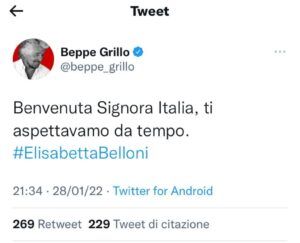 Quirinale, sesta fumata nera. Conte e Salvini lavorano per la Belloni
