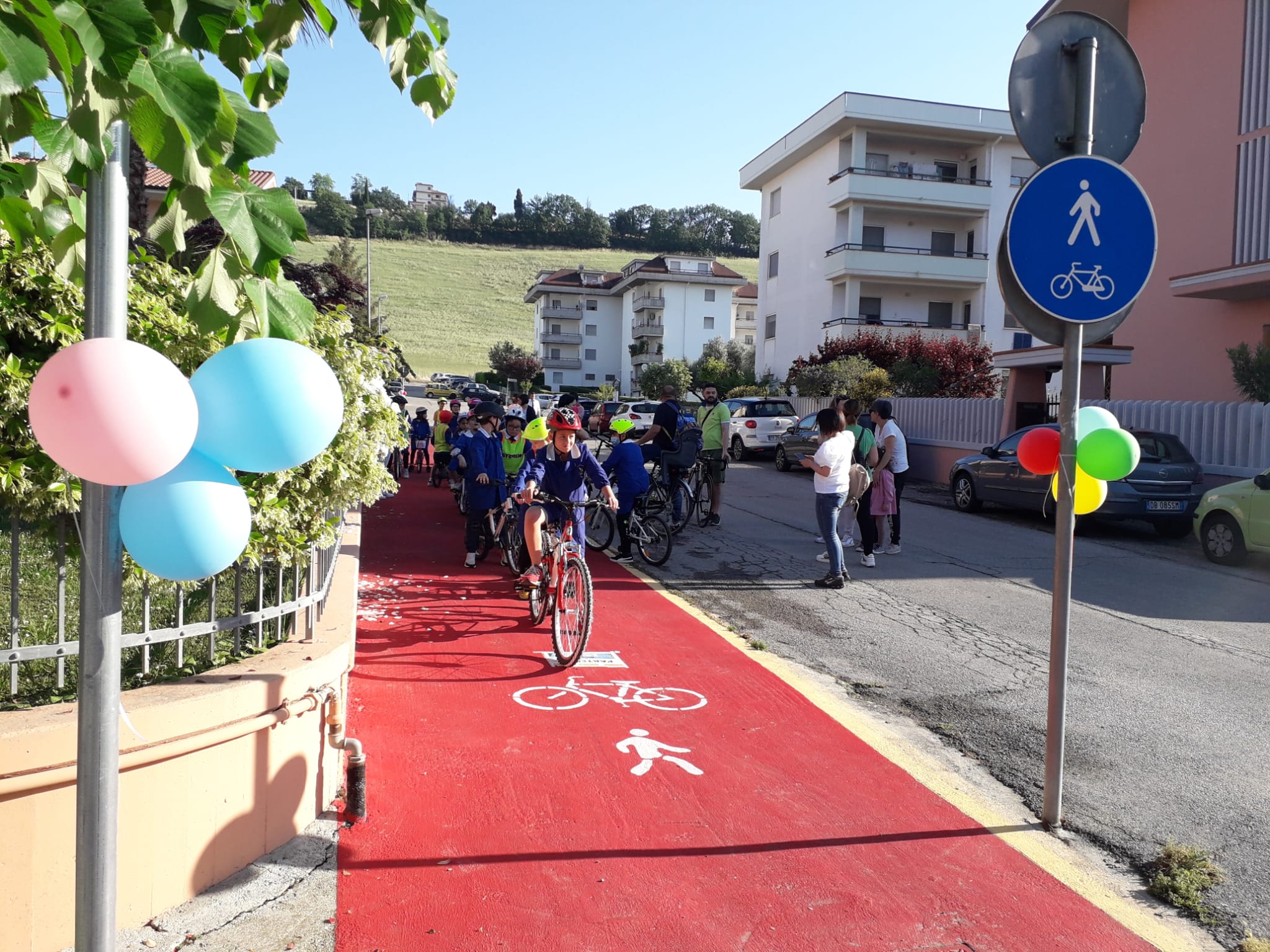 Bicibus: a Castelnuovo Vomano si torna ad andare in bicicletta FOTO