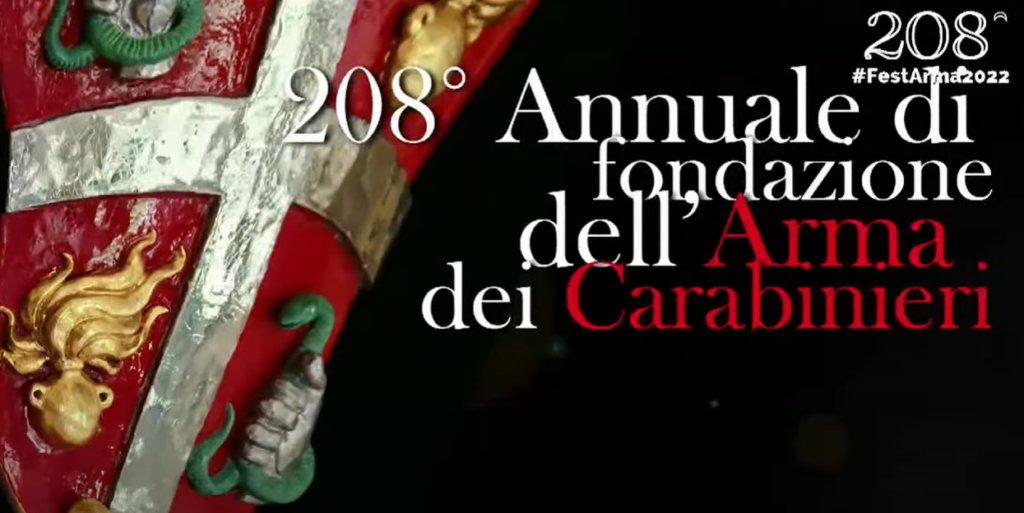 208 Anniversario della Festa Arma carabinieri