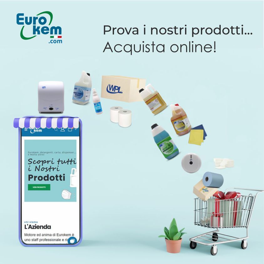 Con Eurokem puoi comprare direttamente online e usufruire delle fantastiche offerte!