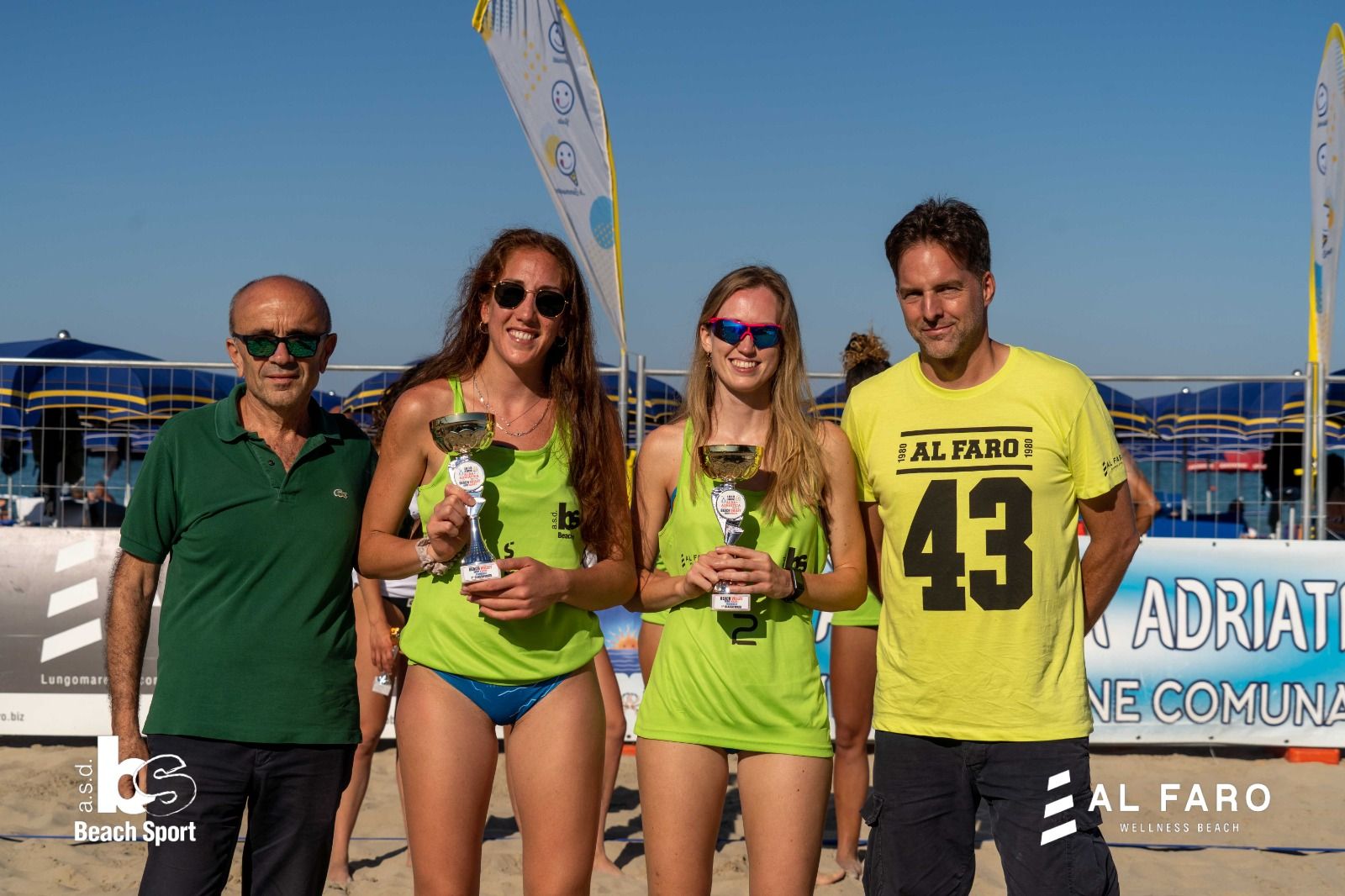Beach volley: ad Alba Adriatica successi per Gennari-Caravello (donne) e Sacripanti-Alfieri (uomini)