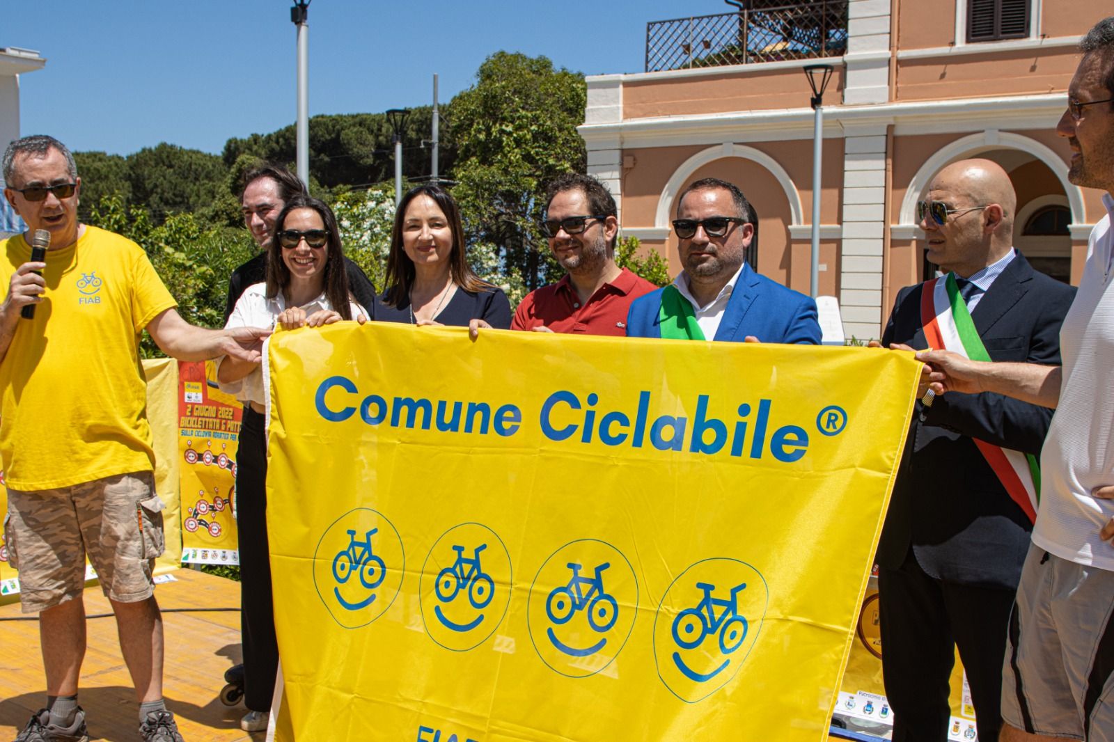 Alzabandiera e arrivo della biciclettata adriatica: il 2 giugno a Pineto FOTO