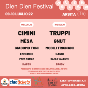 Arsita, due giorni di musica ed artisti con il "Dlen Dlen Festival" VIDEO