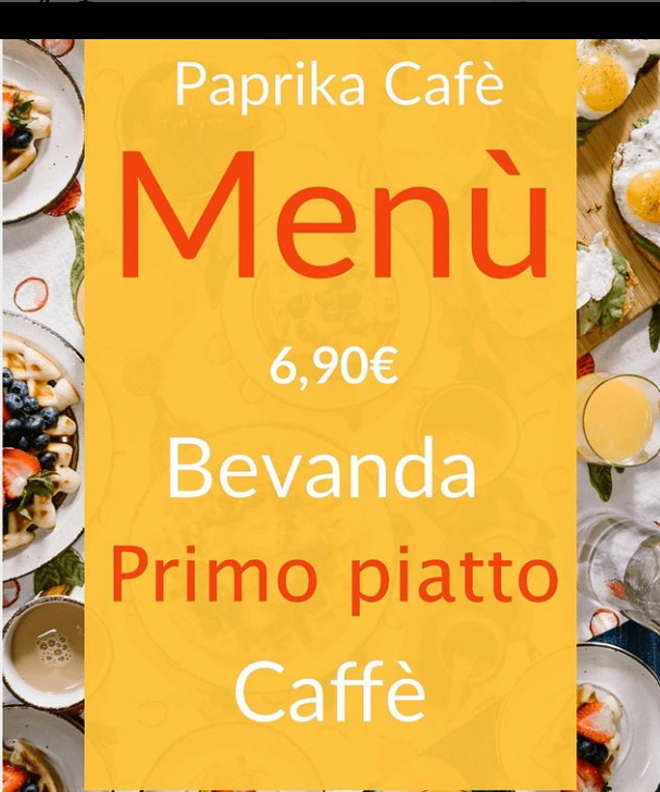 Paprika cafè a Tortoreto: per una pausa pranzo di ottima qualità