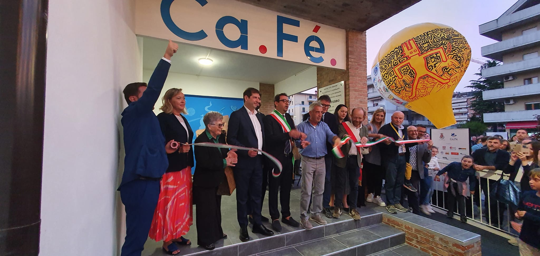 FOTO Inaugurato il nuovo centro culturale Ca.Fé. nella ex Carlo Febbo a Teramo