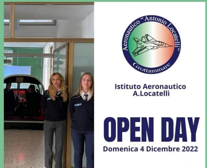 Open Day dell'Istituto Aeronavale "A. Locatelli" di Grottammare il 4 Dicembre dalle ore 15,00