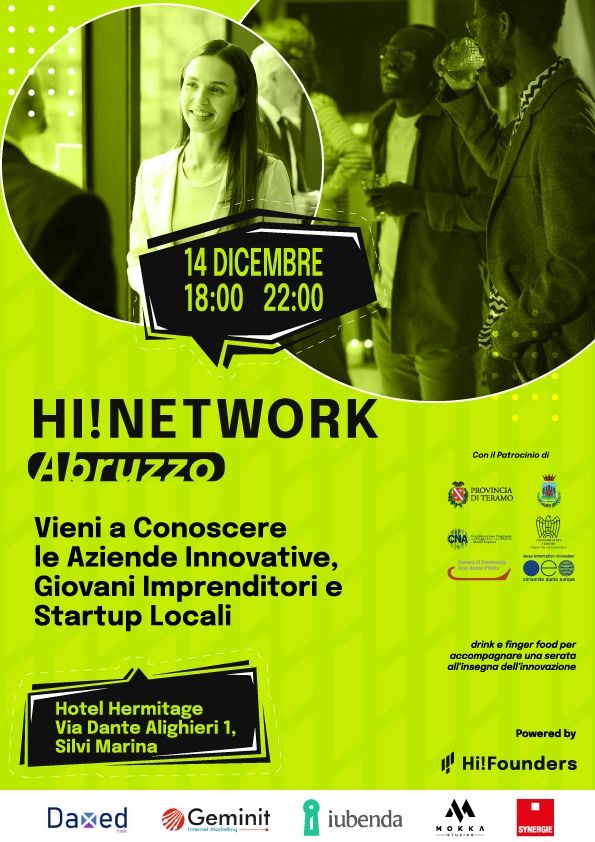 Hi!Founders presenta Hi!Network Abruzzo