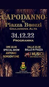 Giulianova, capodanno in Piazza Buozzi con Sorgentone, Pizzica e Taranta
