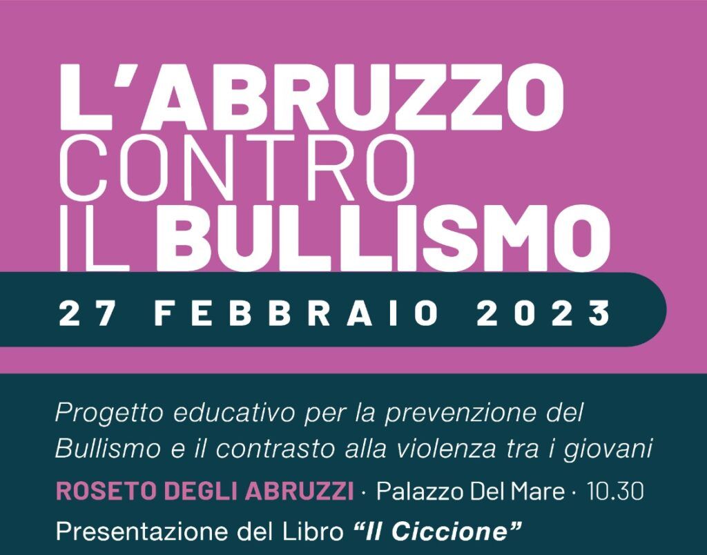 Abruzzo Contro il Bullismo Locandina