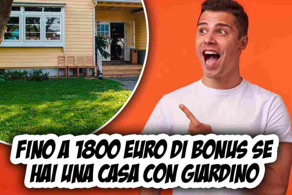 Bonus per chi ha un giardino