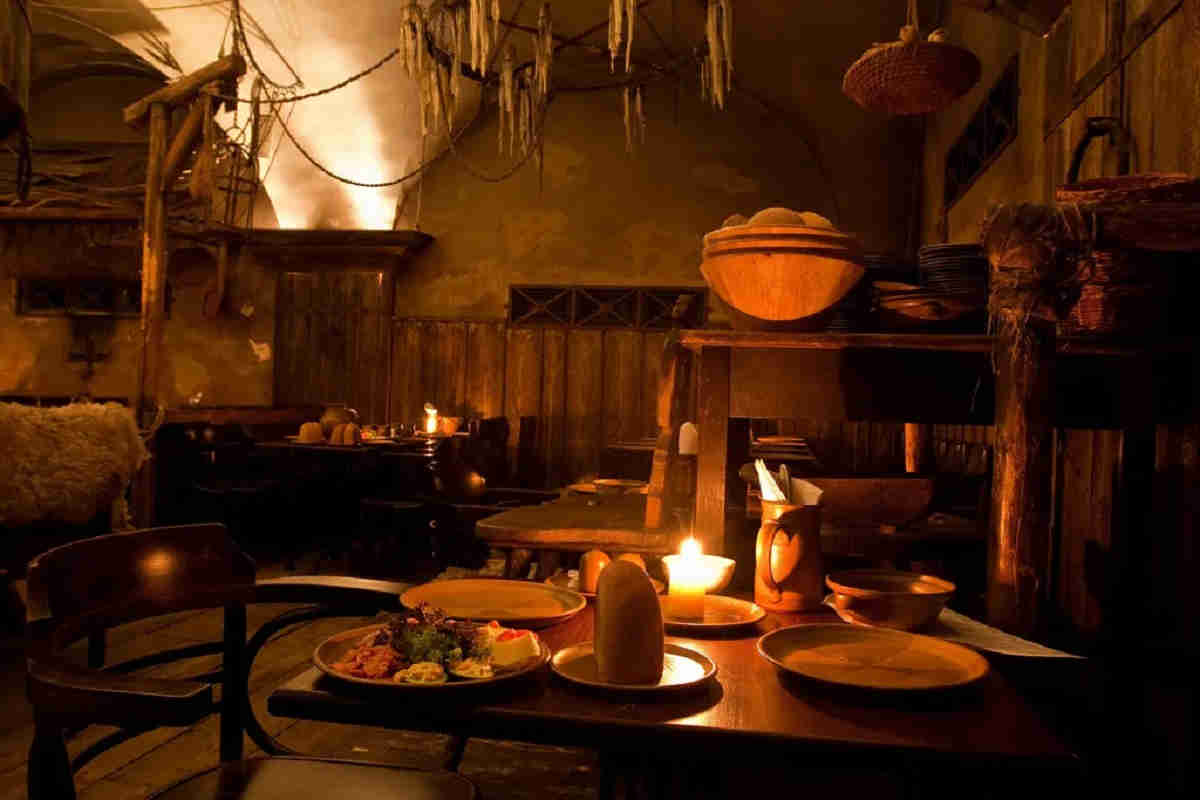 una taverna medievale