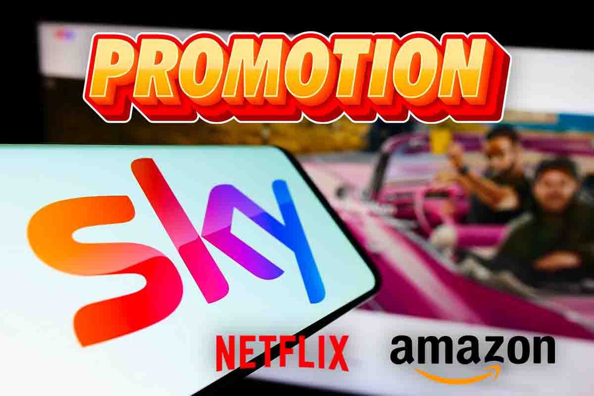 Offerta Sky: Cinema, Netflix, Paramount+ e un buono Amazon gratis