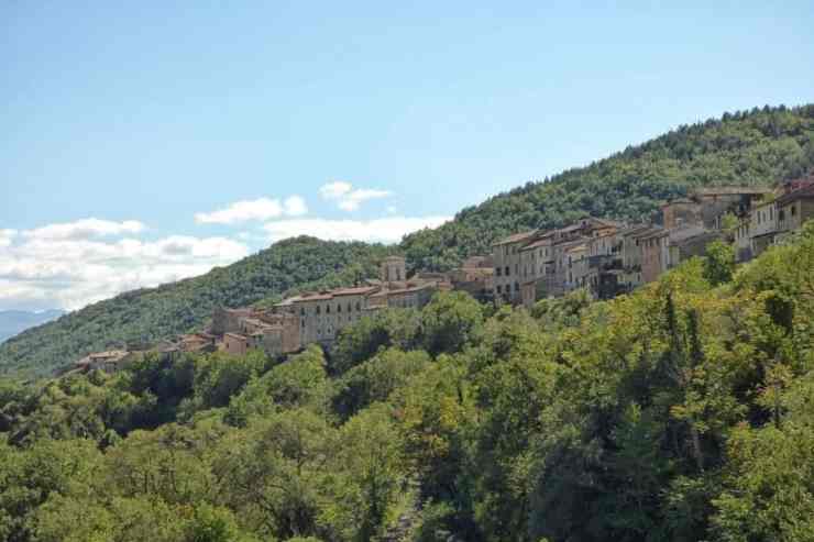 panorama lungo il cammino dei briganti