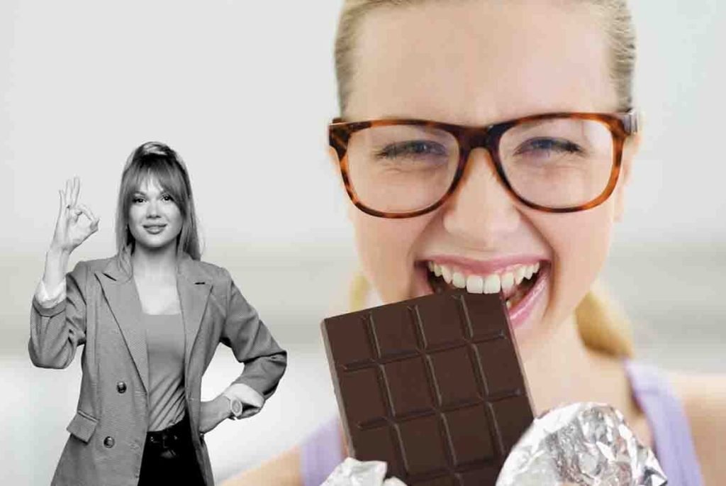 benefici del cioccolato fondente sull'umore