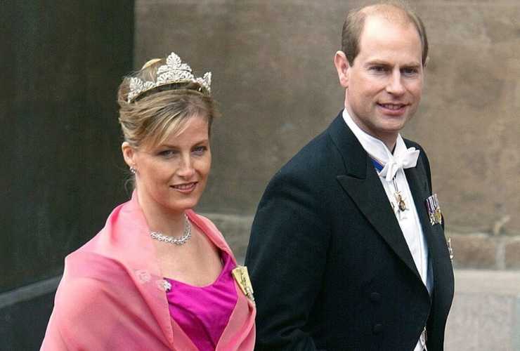 Il Principe Edoardo e la moglie Sophie