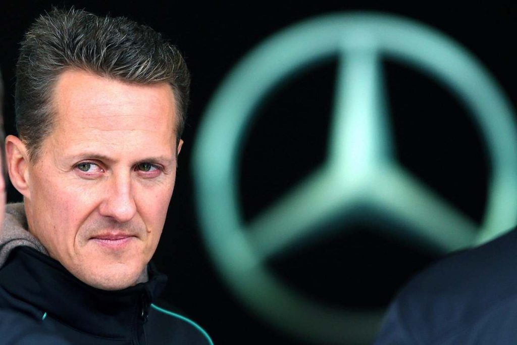 Michael Schumacher Mercedes salute