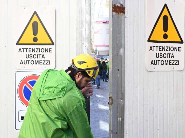 Incidente lavoro Abruzzo
