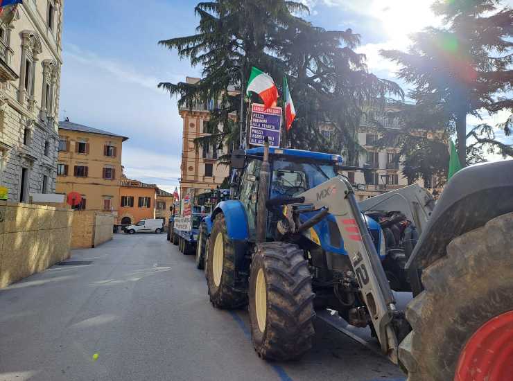Protesta trattori San Salvo
