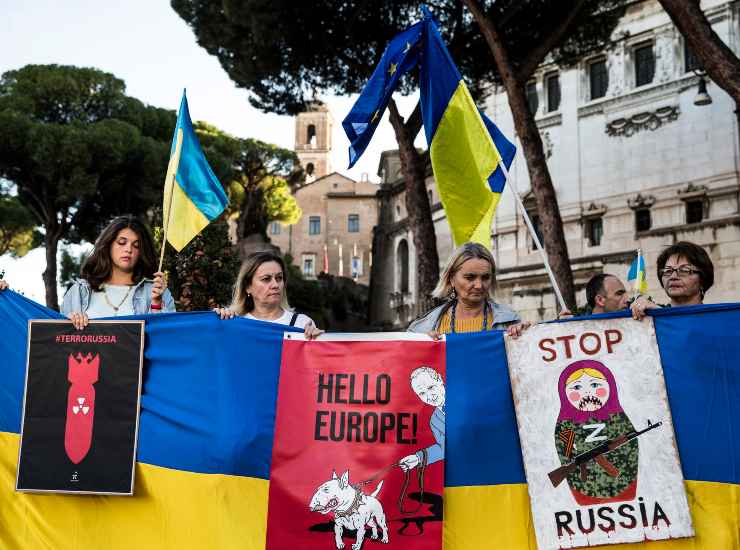 Abruzzo manifestazioni Ucraina Medio Oriente