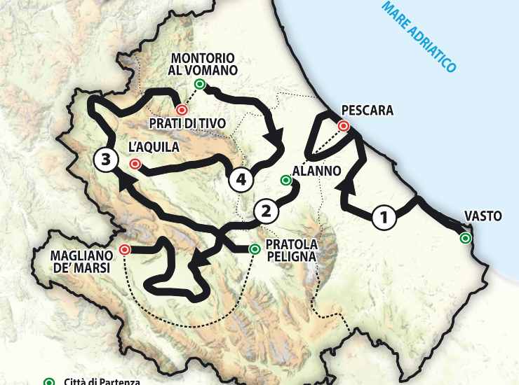 Giro d'Abruzzo tappe date