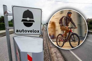 Autovelox con bicicletta
