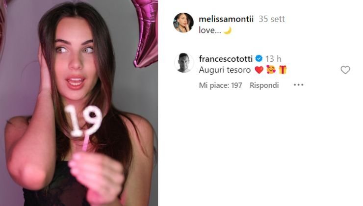 Cristian Totti fidanzata sorpresa