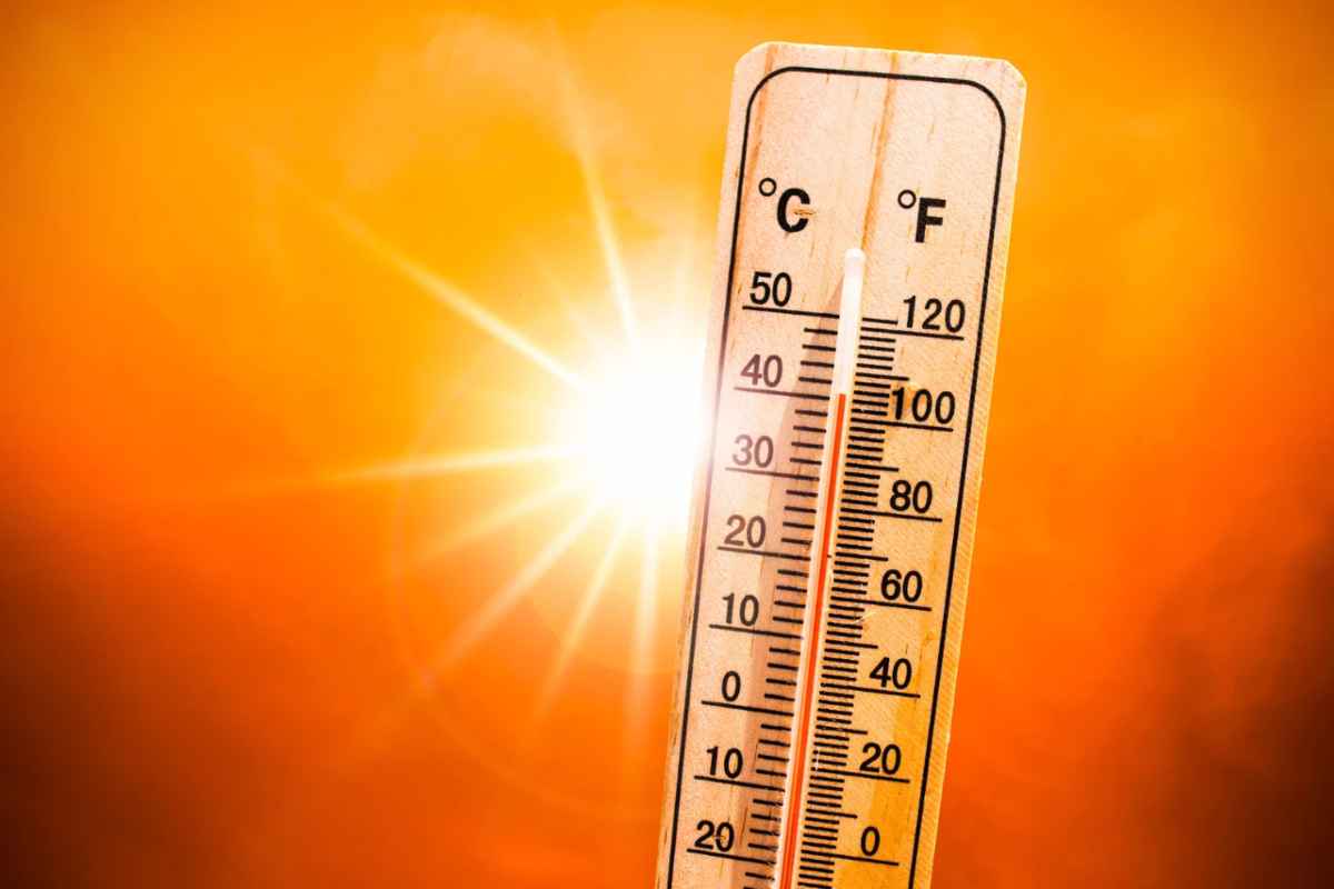 caldo 40 gradi temperature record
