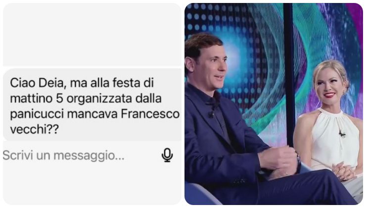 Francesco Vecchi e la Panicucci, retroscena