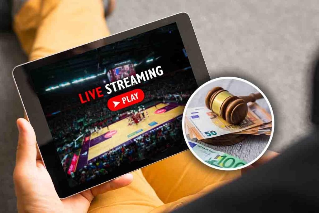 Blocco streaming illegale