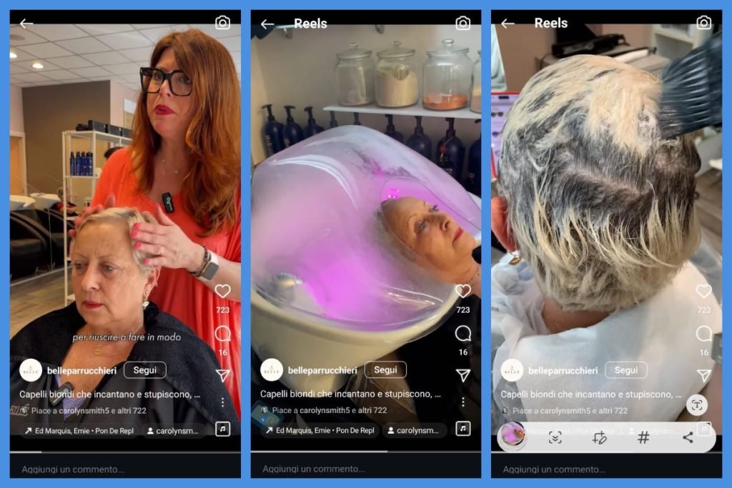 Carolyn Smith cambio look capelli Ballando