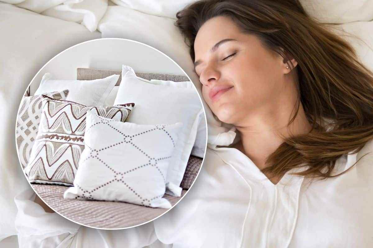 VONPURE Cuscini Memory Foam Tritato 2 Pezzi, Cuscini Rinfrescanti Regolabili Morbidi Per Dormire, Lavabili, Per Chi Dorme Su Schiena, Pancia O Fianco