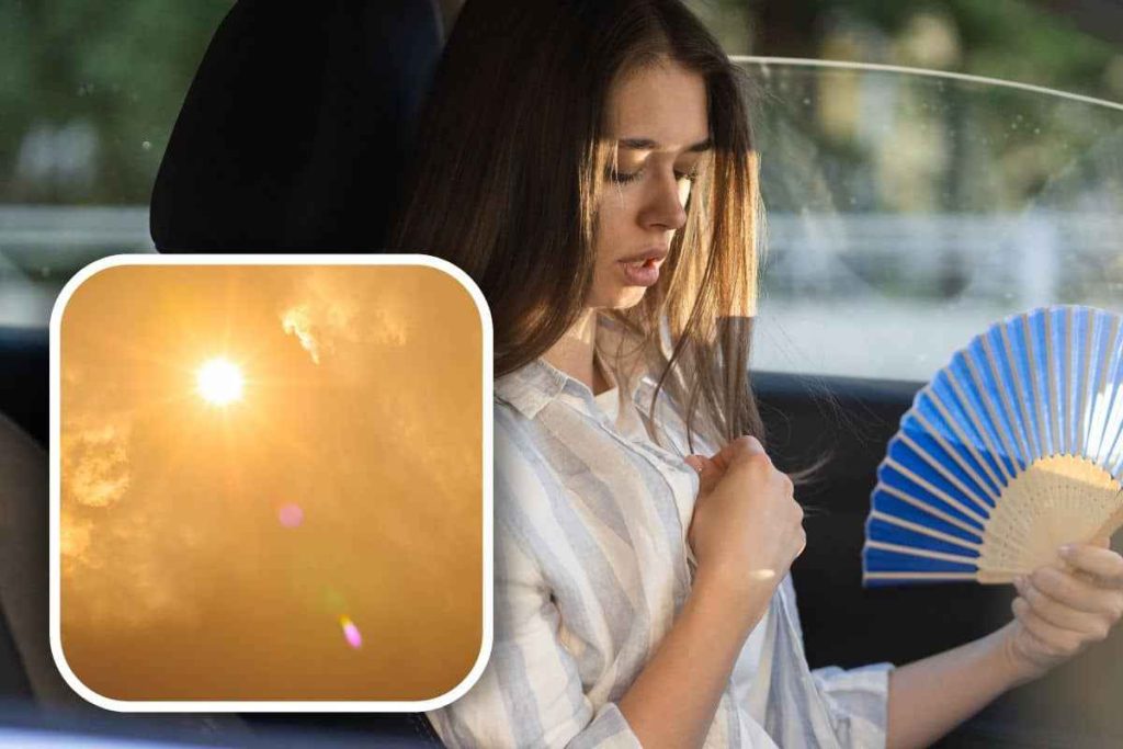 Raffreddare una macchina al sole