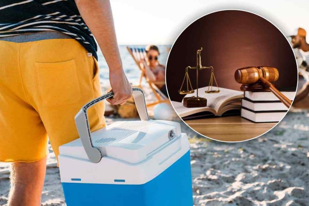 portare cibo in spiaggia