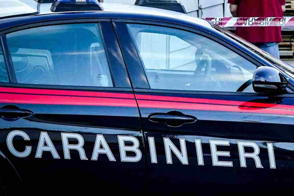 Carabiniere aggredito da una persona