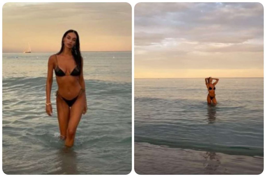 la ballerina si mostra cosi