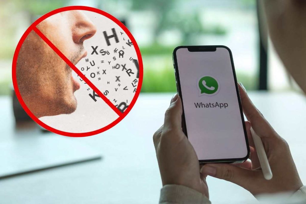 Quali sono le parole proibite su WhatsApp