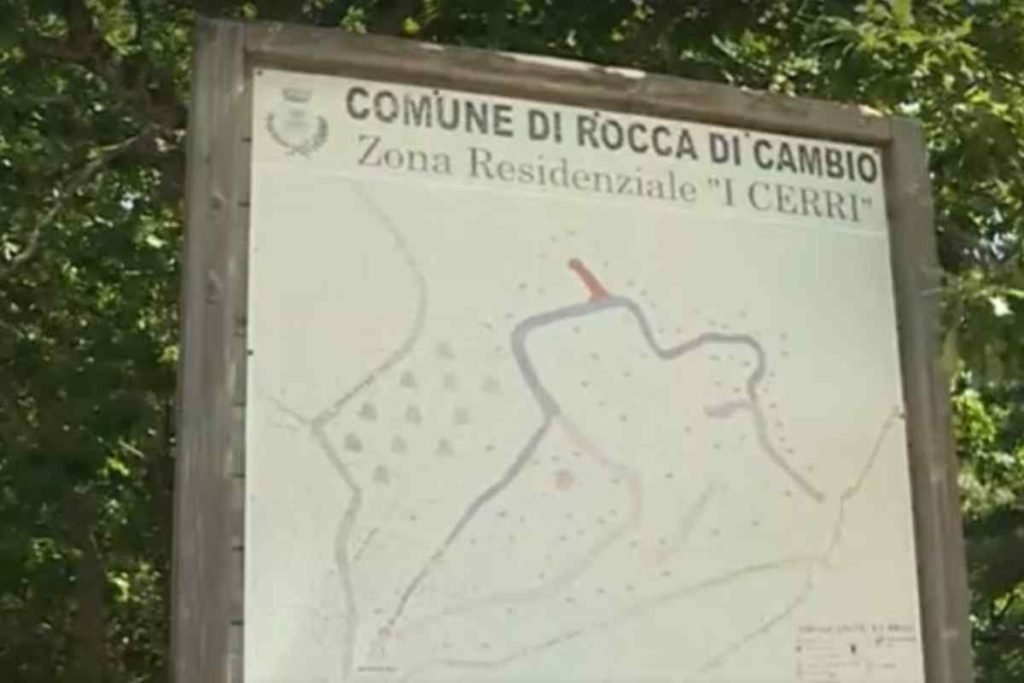 Ricerche romano disperso a Rocca di Cambio