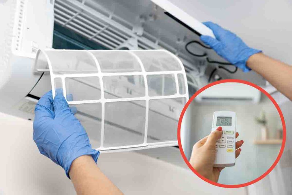 come pulire i filtri del condizionatore