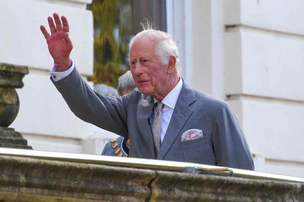 Re Carlo il legame speciale con i nipotini