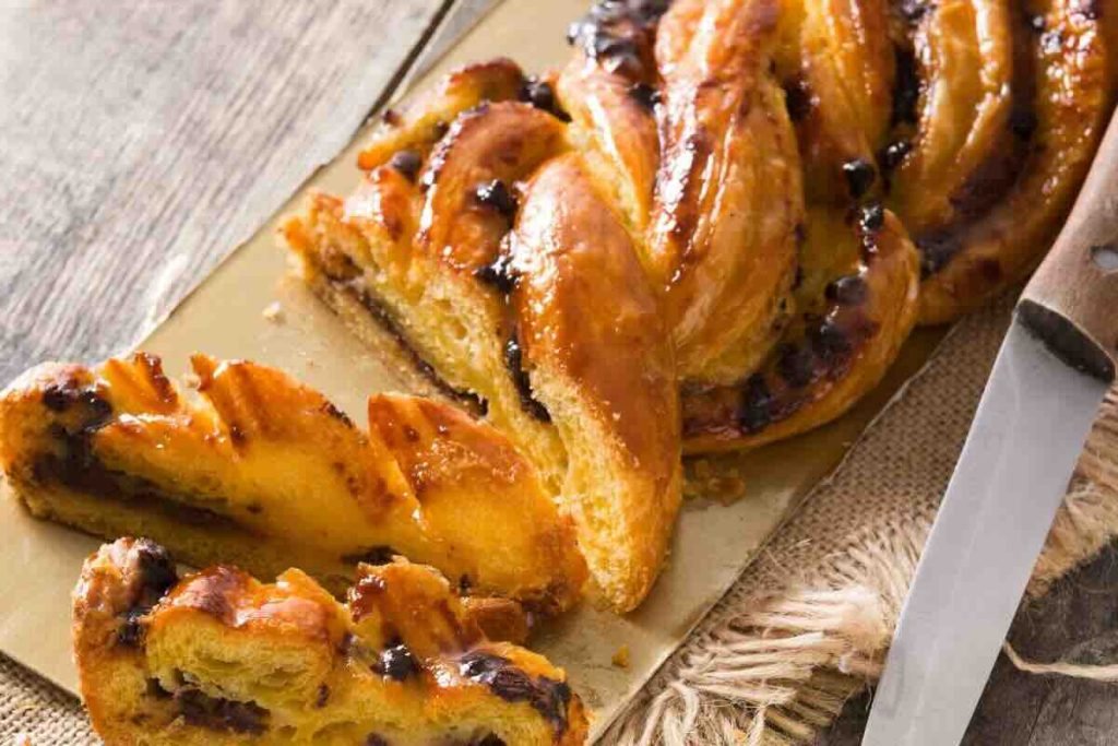 Dolce veloce con sfoglia e cioccolato